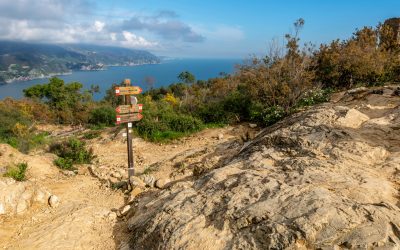 Trekking anello Levanto, Monte Vè, Semaforo del Mesco